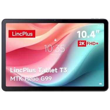 Imagem de LincPlus Tablet T3 de 10,4 polegadas, tela Android 2K, MediaTek Helio G99, 6 GB de RAM + 128 GB de ROM + expansão, câmera dupla de 8 + 13 MP, 7000 mAh, WiFi, GPS (T3-6G)