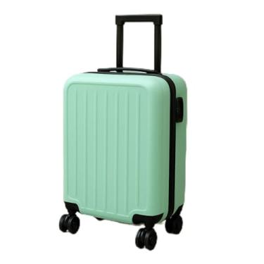 Imagem de Mala de Bordo ABS 55cm com Cadeado Rodinhas 360° Bagagem de Mão até 10kg(Verde Pastel)