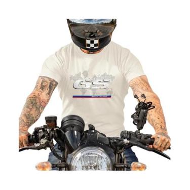 Imagem de Camisa De Algodão Unissex Oversized De Secagem Rápida Estilo Moto GS E