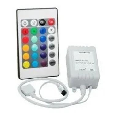 Imagem de kit 20 Controlador Controle Fita Led Rgb 5050 3528 Atacado
