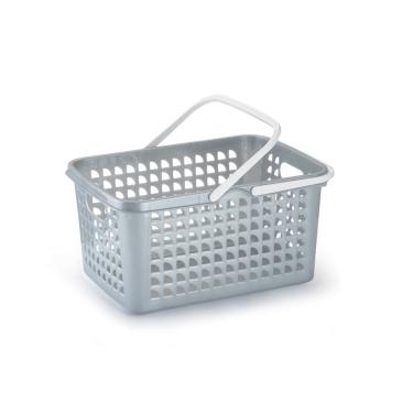 Imagem de Cestinho Organizador Multiuso Com Alça Médio 19,3x28x13,5Cm