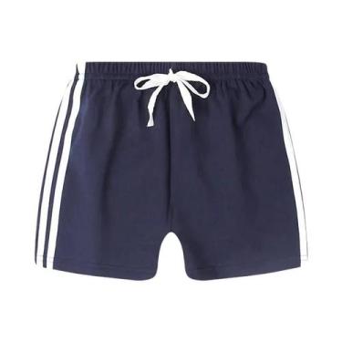 Imagem de Shorts De Verão Listrados De Algodão Para Meninas E Meninos, Calças De