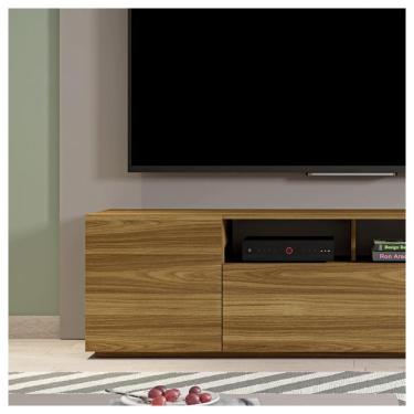 Imagem de Rack Com Painel Para Tv Até 75 Polegadas Madeira Caemmun