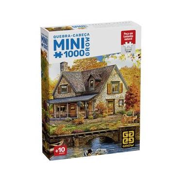 Imagem de Mini Quebra-cabeça 1000 peças Cores de Outono