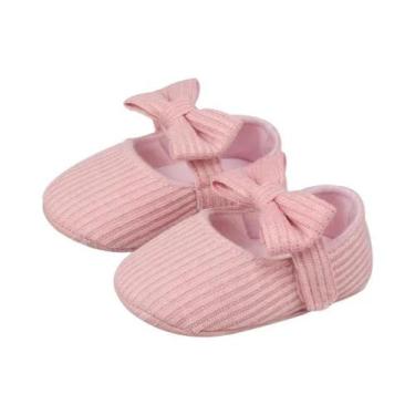 Imagem de Sapatos De Bebê Antiderrapantes Com Sola Macia E Laço De Lã Para Prime