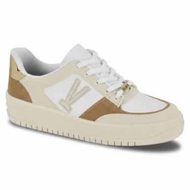 Imagem de Tênis Feminino Vizzano Casual Chunky Confortável Original -, Branco, 3