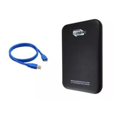 Imagem de Case Para Hd Notebook 2.5 Bolso Usb 3.0 Micro-b Externa Sata - F3