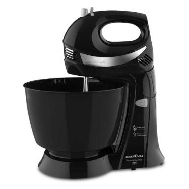 Imagem de Batedeira Britânia Diamante Duo Mixer Turbo Preta 110V, Preto, 110V
