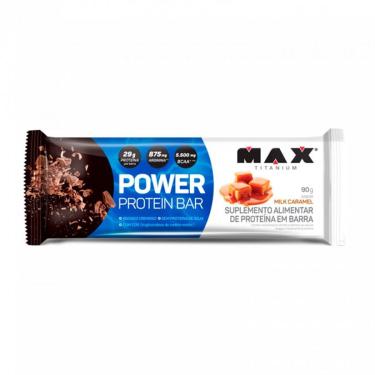 Imagem de Power Protein Bar - 1 unidade 90g Milk Caramel - Max Titanium
