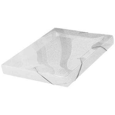 Imagem de Pasta Aba Elástica Plástica x 10 Unidades, V.M.P. 218.46.18, Cristal, 40 mm