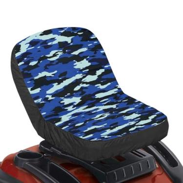 Imagem de Yewattles Cobertor de toalha de assento de trator padrão de chama verde essencial durável antiderrapante equitação cortador de grama capa de assento colheitadeira anti-quente escavadeira acessórios