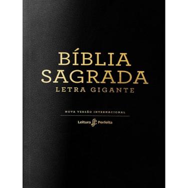 Imagem de Biblia Nvi - Couro Soft, Preto, Letra Gigante, Leitura Perfeita