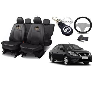 Imagem de Capa de couro para o banco versa 2011-2019 proteção impermeável