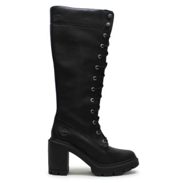 Imagem de Timberland Bota feminina Allington Heights de 15 cm, Preto Jet, 6 Wide
