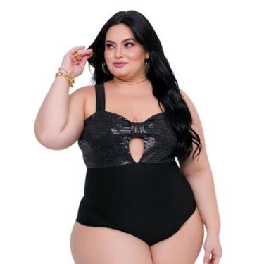 Imagem de Body Paetê Balada Plus Size Night-Feminino