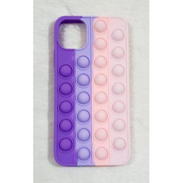 Imagem de Capa Case Capinha Silicone Bolha Iphone 11 Pro Max 6.5 Anti Stress Pop