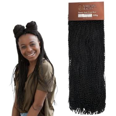 Imagem de Cabelo Micro Zizi Miojinho Trançado Kanekalon Zhang Hair Pacotão 320 G