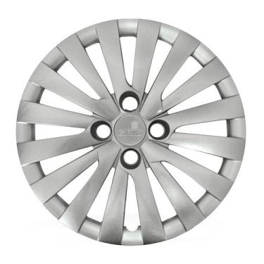 Imagem de Calota 117cb-pta aro 14 prata cubo baixo - unidade / cl10321pn - Grid 