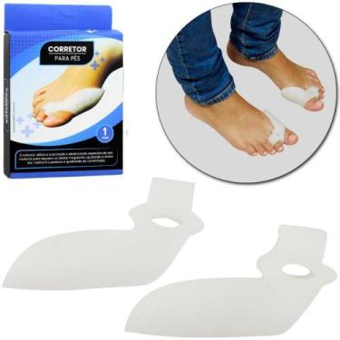 Imagem de Corretor De Joanete De Silicone Com 2 Pecas 7X4Cm - Imporiente