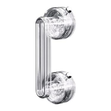 Imagem de KAFENDA Nova alça de ventosa grande e potente, maçaneta de porta e janela de vidro, armário, geladeira, alça auxiliar de móveis, sem necessidade de instalação de perfuração, destacável