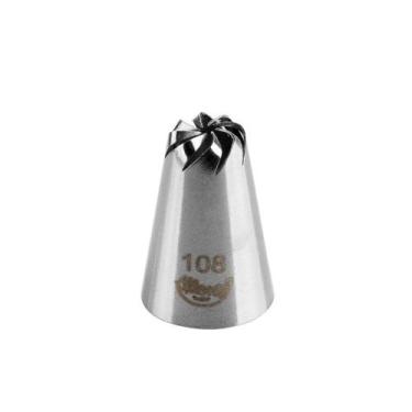 Imagem de Bicos Para Confeitar - Flor De Pitanga - Aço Inox - Nº108  - 1 unidade