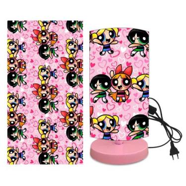 Imagem de Abajur luminaria unique quarto infantil girl super poderosas - ATACADA