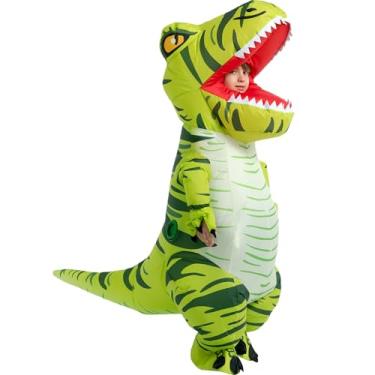 Imagem de RQUXMT Blow Up Trex Costume,Inflatable Costumes for Kids,Inflatable Dinosaur Costume,Halloween Costumes for Boys/Girls (6-7YRS)