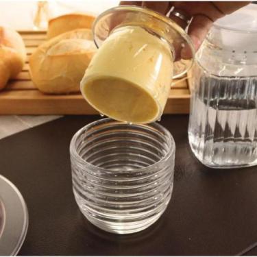 Imagem de Manteigueira Francesa de Vidro Colmeia Luxo Mesa Posta Lyor, TRANSPARE