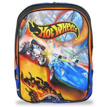 Imagem de Mochila Escolar Infantil de Costas  Hot Wheels - Vou Leve