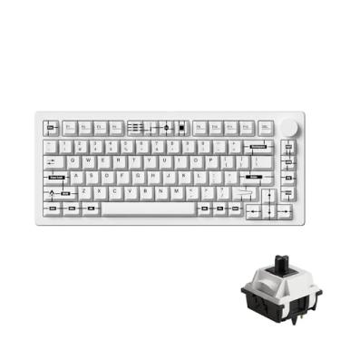 Imagem de MONSGEEK M1 V5 VIA Prototype Theme Quick Release Aluminum Gaming Keyboard Knob 8000 mAh RGB Hot-swappable Pre-lubed V3 Piano Pro Switch