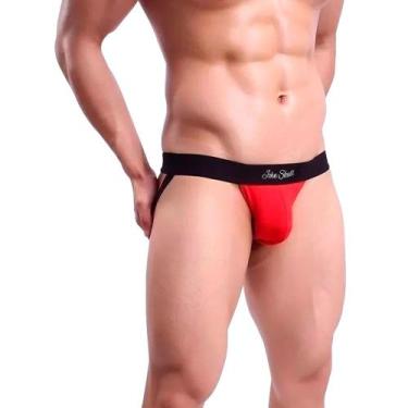 Imagem de Cueca Jockstrap Vermelha John Skull, P, Vermelho