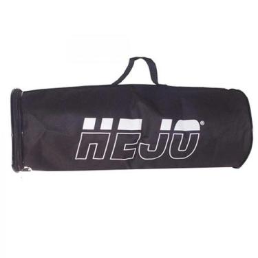 Imagem de bolsa esportiva Porta 3 Bolas Profissional Futebol Saco Hejo, Preto