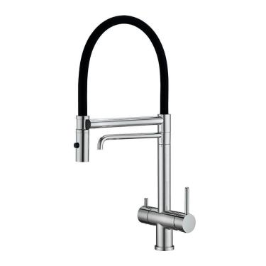 Imagem de Torneira Misturador Monocomando Lorenzetti Loren Loft Gourmet 2262 N82 Com Saída Para água Filtrada