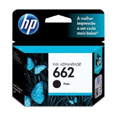 Imagem de Cartucho de tinta hp 662 preto - cz103ab - HP CARTUCHOS