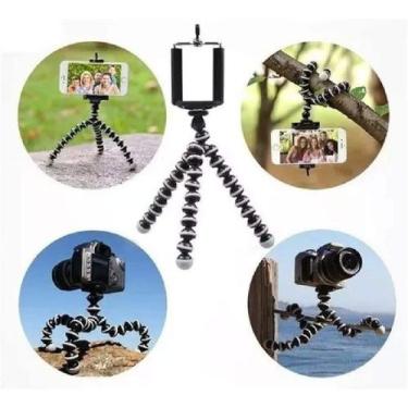 Imagem de Mini Tripé Flexível com Clipe Ajustável para Smartphone Bolinha - MKB