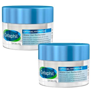 Imagem de Kit 2 Cetaphil Optimal Hydration Water Gel Restaurador 48g