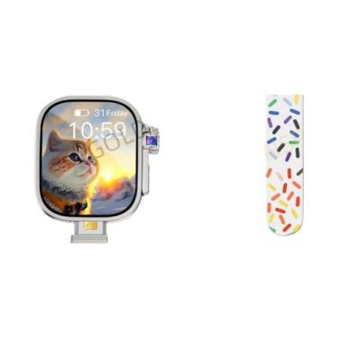 Imagem de Smartwatch Android 4G 5G LTE S10 Ultra Com Câmera Rotativa 128GB WiFi 