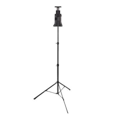 Imagem de Giro dobrável ajustável do suporte do tripé do suporte do assoalho da 