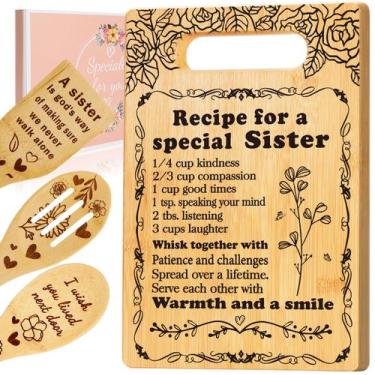 Imagem de Conjunto de tábuas de corte GevguxLuo Bamboo 30x20x1,3 cm Utensílios