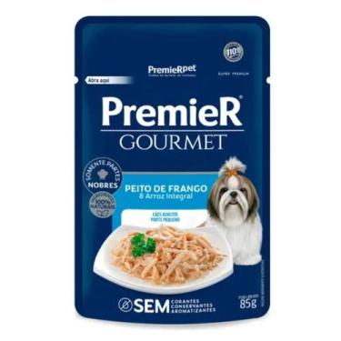 Imagem de Premier gourmet caes ad peq porte fran 85g sachê 1un