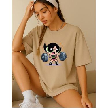 Imagem de Camiseta Super Poderosas Feminina T-shirt Academia Treino - Genérica, 