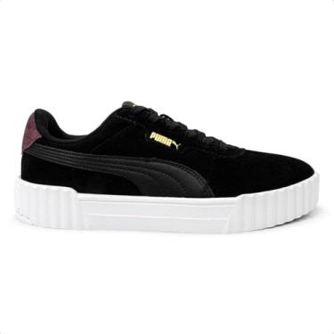 Imagem de Tênis Puma Feminino Carina 3.0 Sd Bdp Puma Black/aubergine/puma Team Gold 405899 52 35