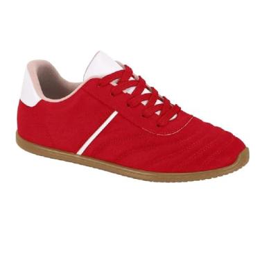 Imagem de Tenis Moleca Casual Ref 5827.100.11184 Vermelho/branco 039