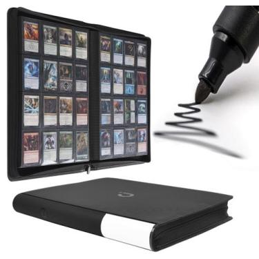 Imagem de Fichário de cartão D DACCKIT modelo A de 16 bolsos serve para 1024 car