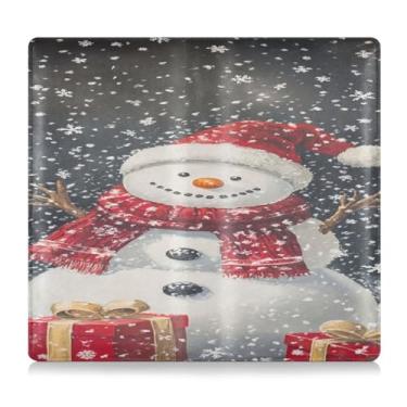 Imagem de CEBUGI Porta-luvas com porta-luvas de boneco de neve para organizador de documentos, 12,5 cm x 24 cm