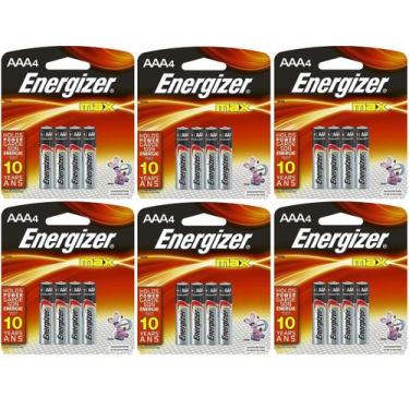 Imagem de Pilhas AAA Energizer Max, pacote com 24 pilhas alcalinas de longa dura