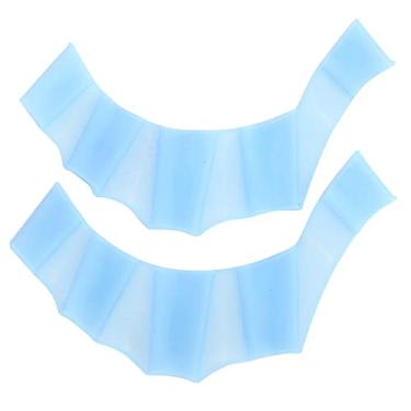 Imagem de Ymiko Par de Luvas de Silicone para Natação, Nadadeiras de Palma para Melhor Desempenho Aquático (#2)