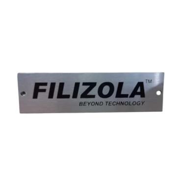 Imagem de Etiqueta Marca 'filizola' (aluminio) C/adesivo Original Prateado