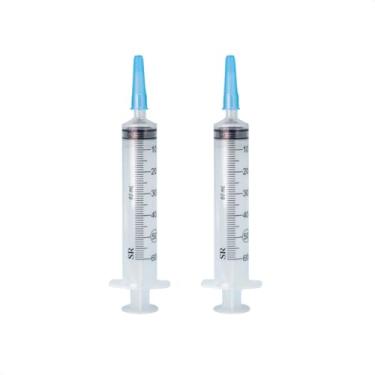 Imagem de Kit com 20 Seringas 60ml Desc sem agulha Bico Cateter SR