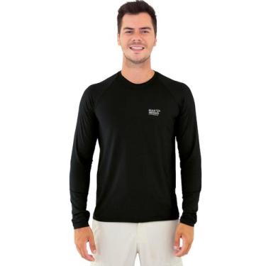 Imagem de Camiseta 100% poliamida dry fit com proteção solar UV+ 50 UVB com luva